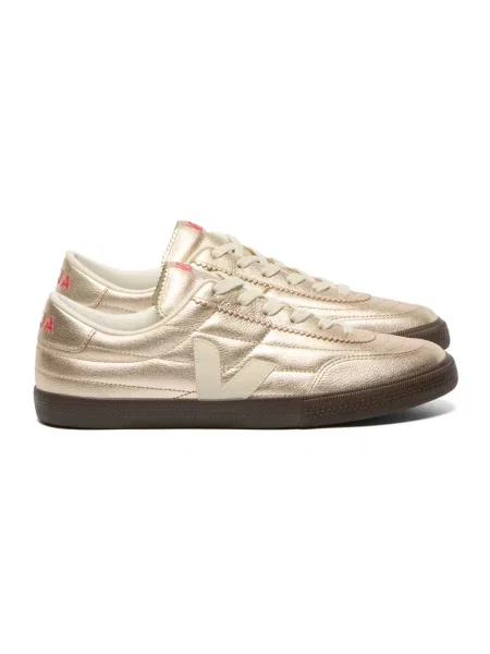 Sneakersy Veja skórzane żółte