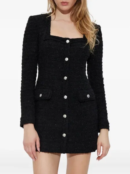 Rochie Misbhv din tweed de costum negru