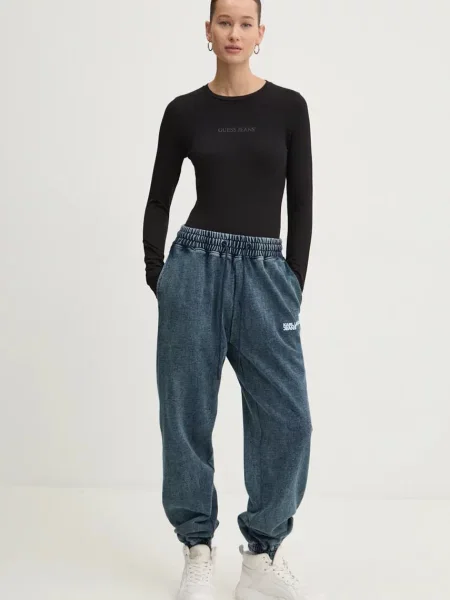 Лонгслів Guess Jeans чорний