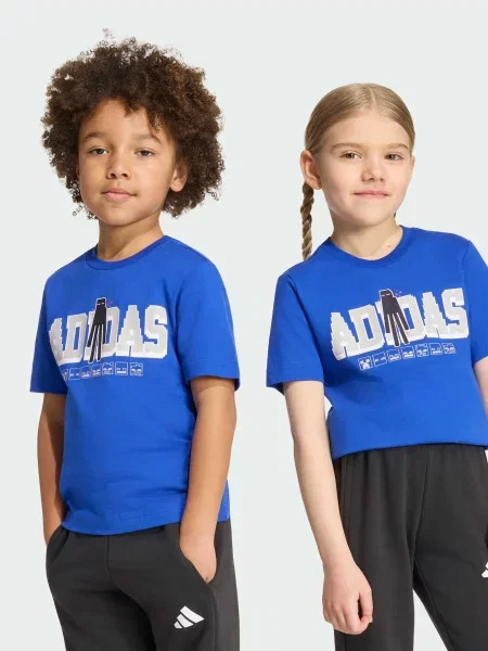 Детская футболка Adidas синяя