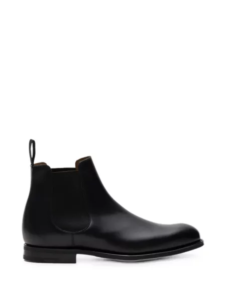 Botine chelsea Church's din piele negru