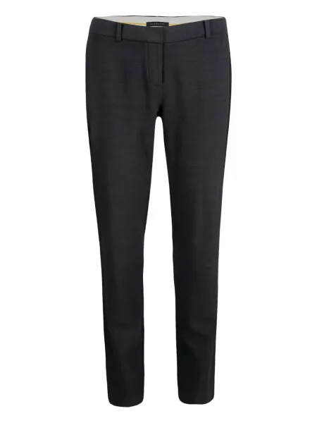 Pantaloni Elie Tahari de lână gri