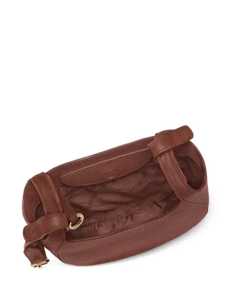 Geanta de piele Longchamp din piele maro