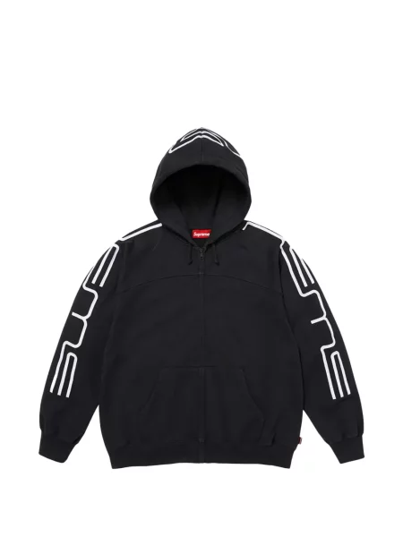 Hanorac cu glugă Supreme negru