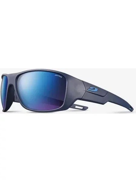 Matowe okulary Julbo Rookie 2 z niebieskimi soczewkami Spectron 3 dla dzieci niebieskie