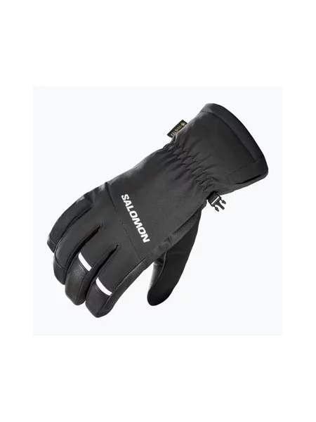 Гірськолижні рукавиці Salomon Propeller Gore-Tex глибокого кольору чорного
