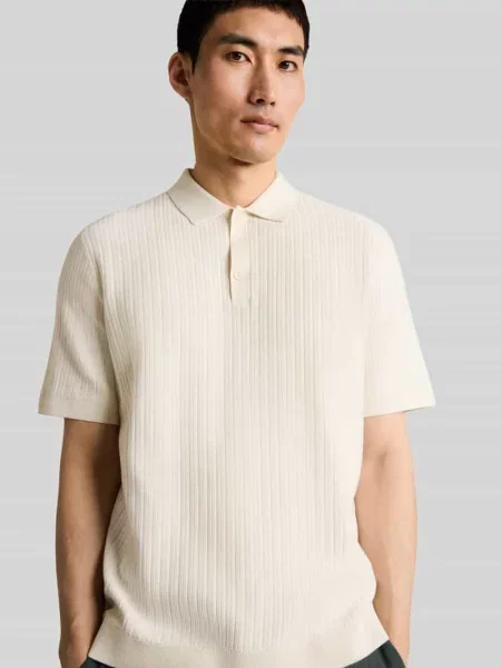 Koszulka polo z czystej bawełny o kroju regular fit Tom Tailor biała