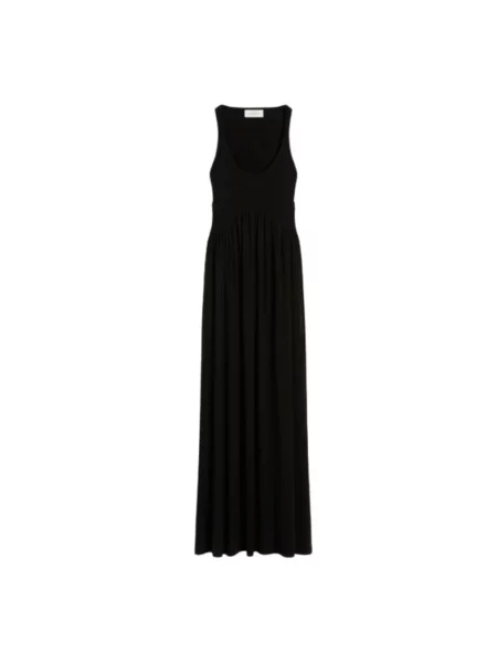 Sukienka Sportmax z dżerseju czarna