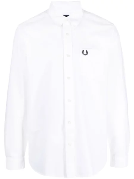 Cămașă Fred Perry cu broderie alb