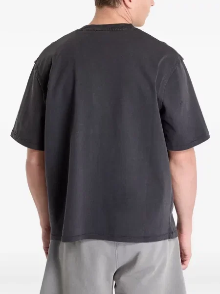 Tricou Guess cu imagine gri