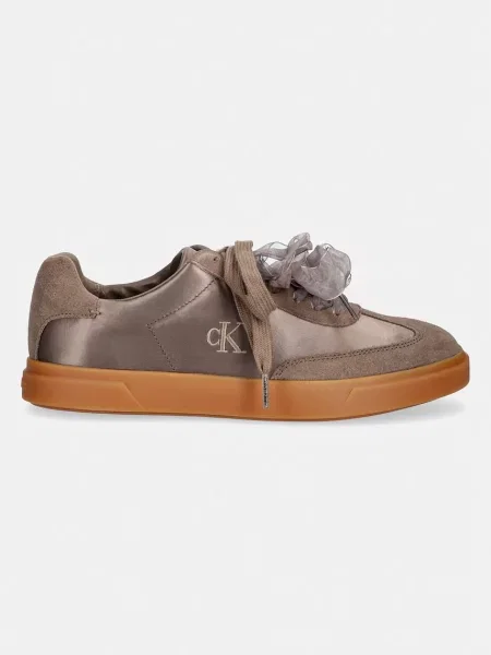 Calvin Klein LOW PRO CUPSOLE WT SATIN MIX superge bež