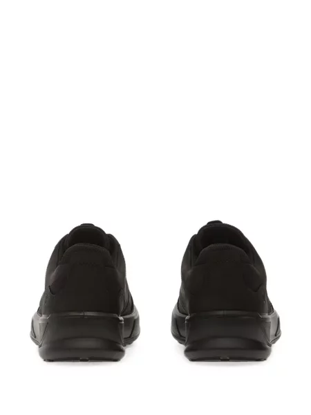 Sneakerși Ecco din piele negru