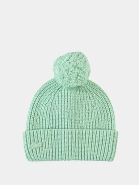 Lacoste Шапка Вовна зелений