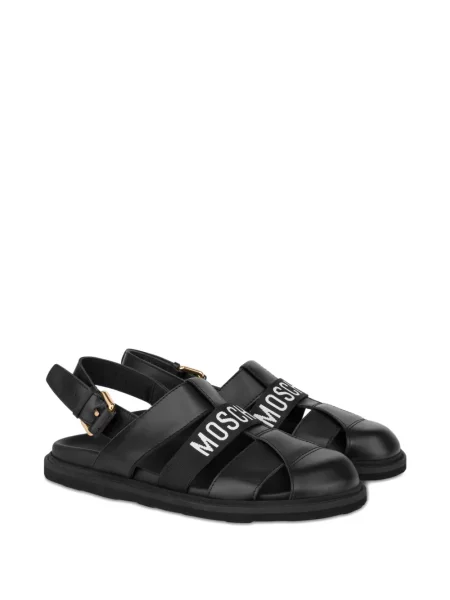 Sandale Moschino din piele negru