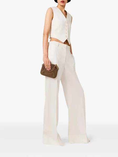 Pantaloni Stella Mccartney cu picior lat