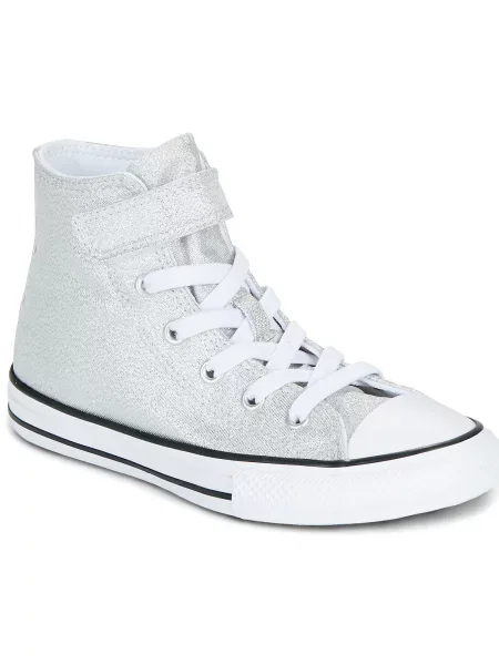Členkové topánky Converse sivá