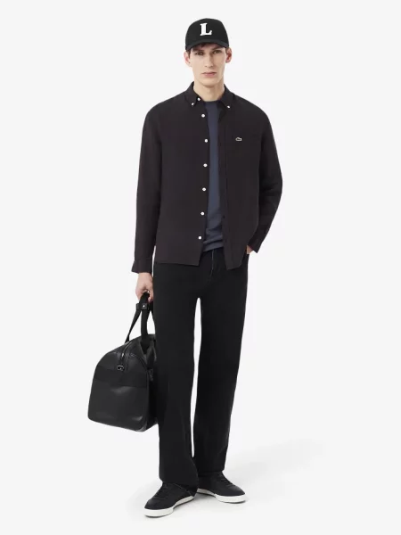 Рубашка Lacoste коричневая