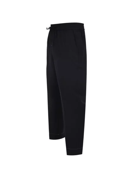 Pantaloni Brioni de lână cu cordon albastru