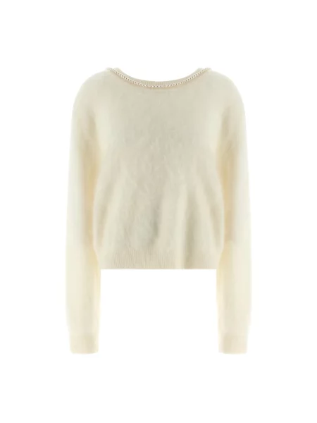 Sweter Bernadette z kaszmiru biały