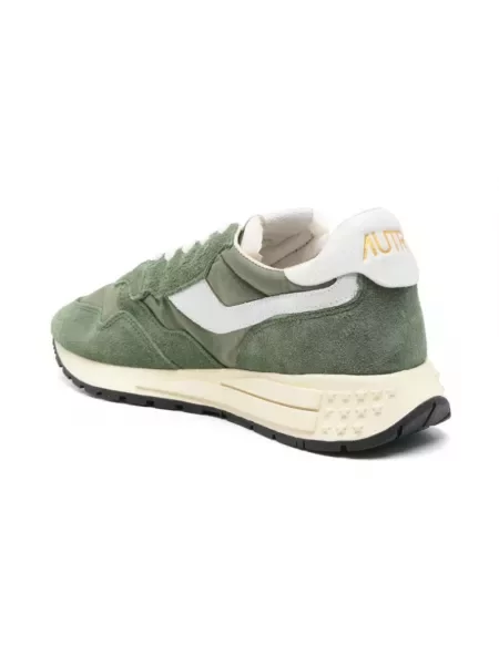 Sneakersy Autry zamszowe casual zielone