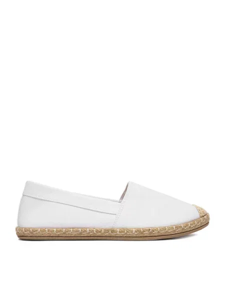 JENNY Espadryle biały