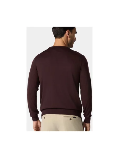 Sweter Brooks Brothers wełniany brązowy