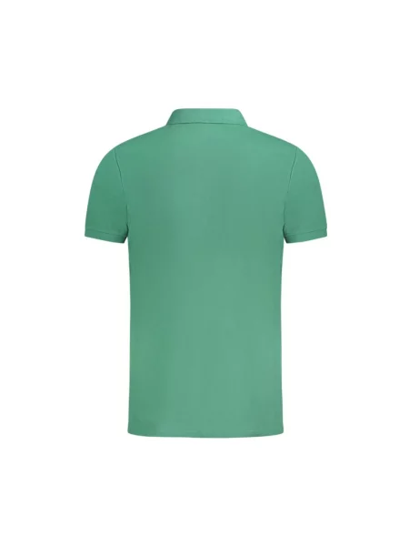 Lniane polo Fila z krótkim rękawem szare
