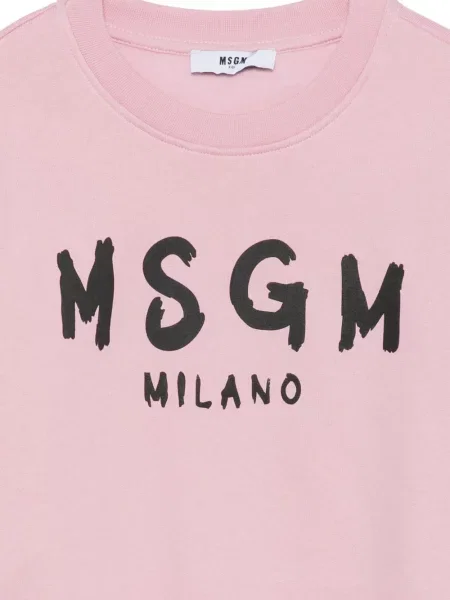 Sweter dziecięcy Msgm różowy