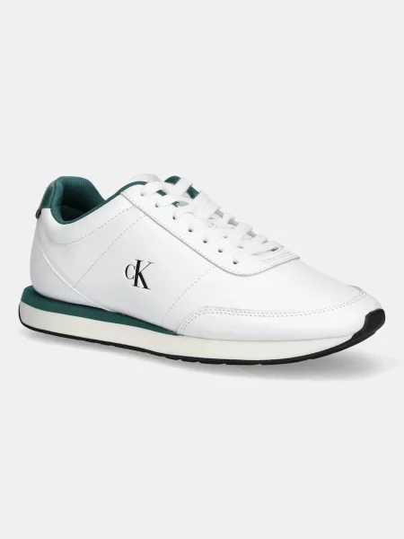 Calvin Klein sportcipő RETRO RUNNER ESS LTH fehér
