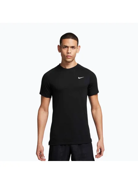 Tricou de antrenament pentru bărbați Nike Flex Rep Dri-Fit black/white alb