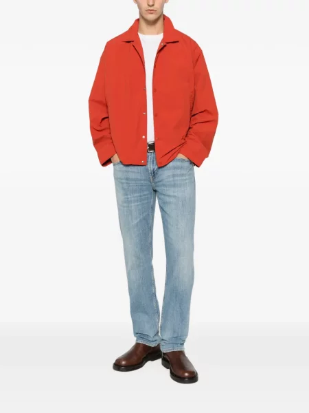 Blugi 7 For All Mankind cu autograf albastru