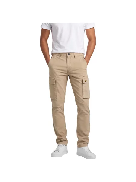 Pantaloni cargo Lyle & Scott bej