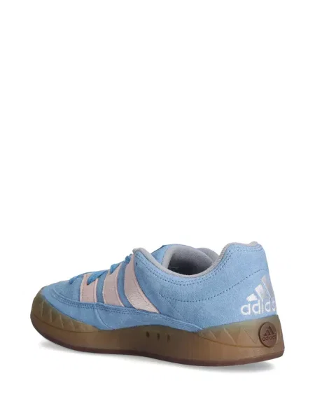 Велурени маратонки Adidas Spezial на райета синьо