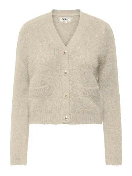ONLY Geacă tricotată ONLMAGGIE' bej