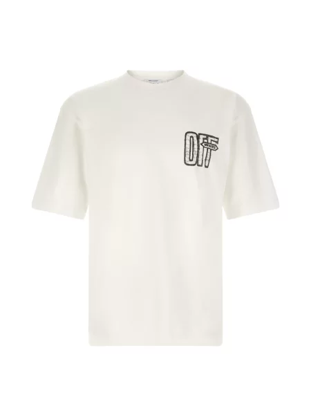 Koszulka Off-white z krótkim rękawem biała