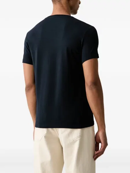 Tricou Trussardi cu broderie negru