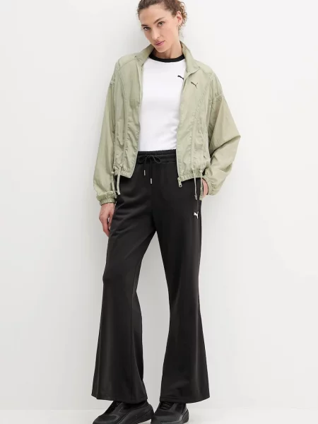 Однотонные спортивные штаны Puma черные