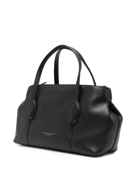 Кожена шопинг чанта Gianni Chiarini черно
