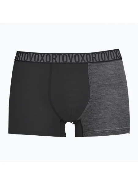 Мъжки термални боксерки ORTOVOX Essential Briefs black raven черно