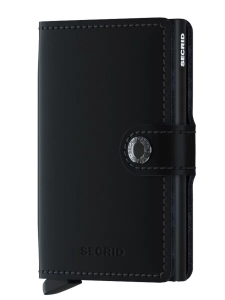Secrid portofel de piele negru