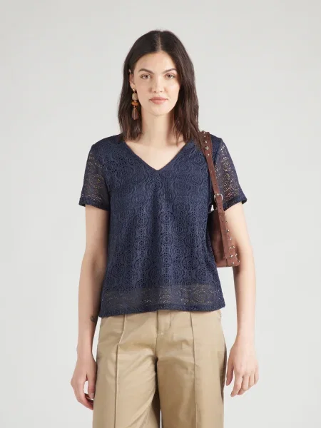 VERO MODA Tričko VMMAYA námornícka modrá