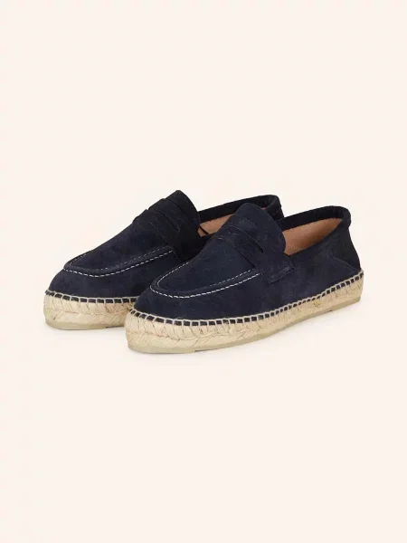 Manebí Espadryle blau granatowe