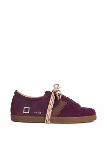 Sneakerși D.a.t.e. din piele de căprioară violet