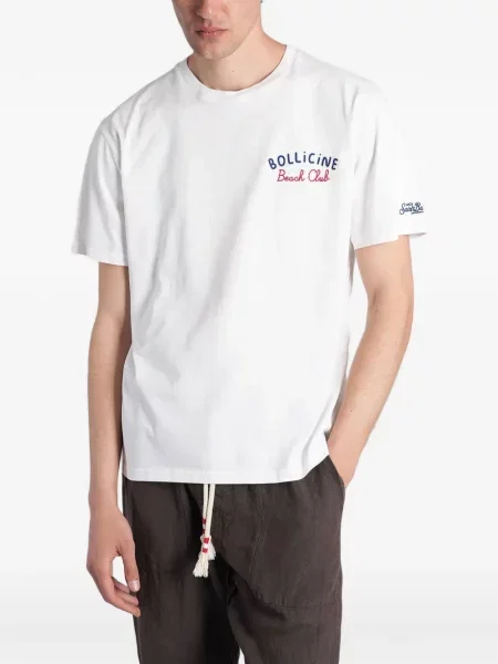 Tricou Mc2 Saint Barth cu imagine alb