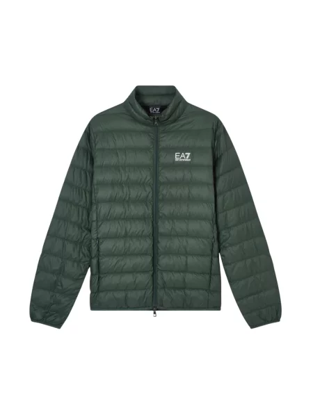 Kurtka Emporio Armani Ea7 z logo zielona
