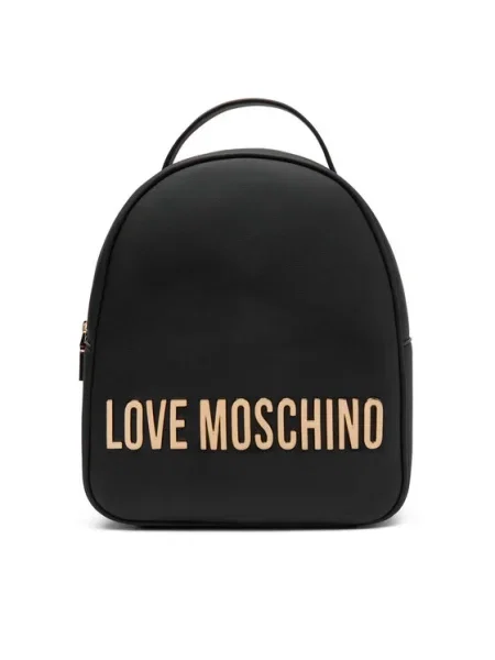 Раница Love Moschino дамска малък с апликация черно
