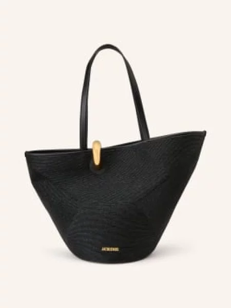 Jacquemus Torba Na Zakupy Le Bambola schwarz czarna
