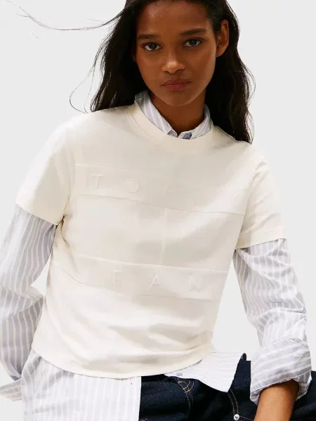 Футболка Tommy Jeans біла
