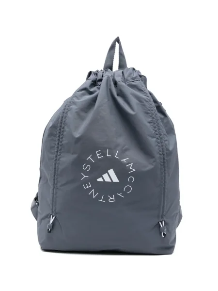 Șnur de strângere geantă Adidas By Stella Mccartney cu imagine gri