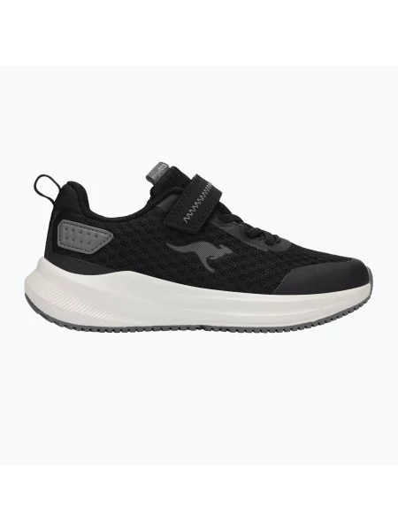Детски обувки KangaROOS K-RDK Fam EV jet black/steel grey черно